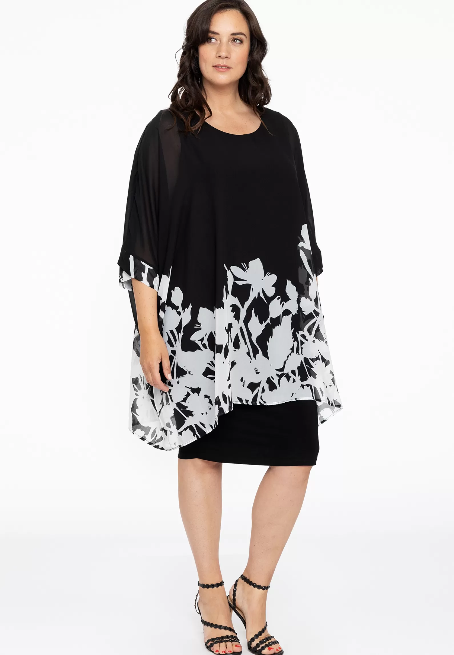 Outlet Tunic Square Bouquet Women Tunics