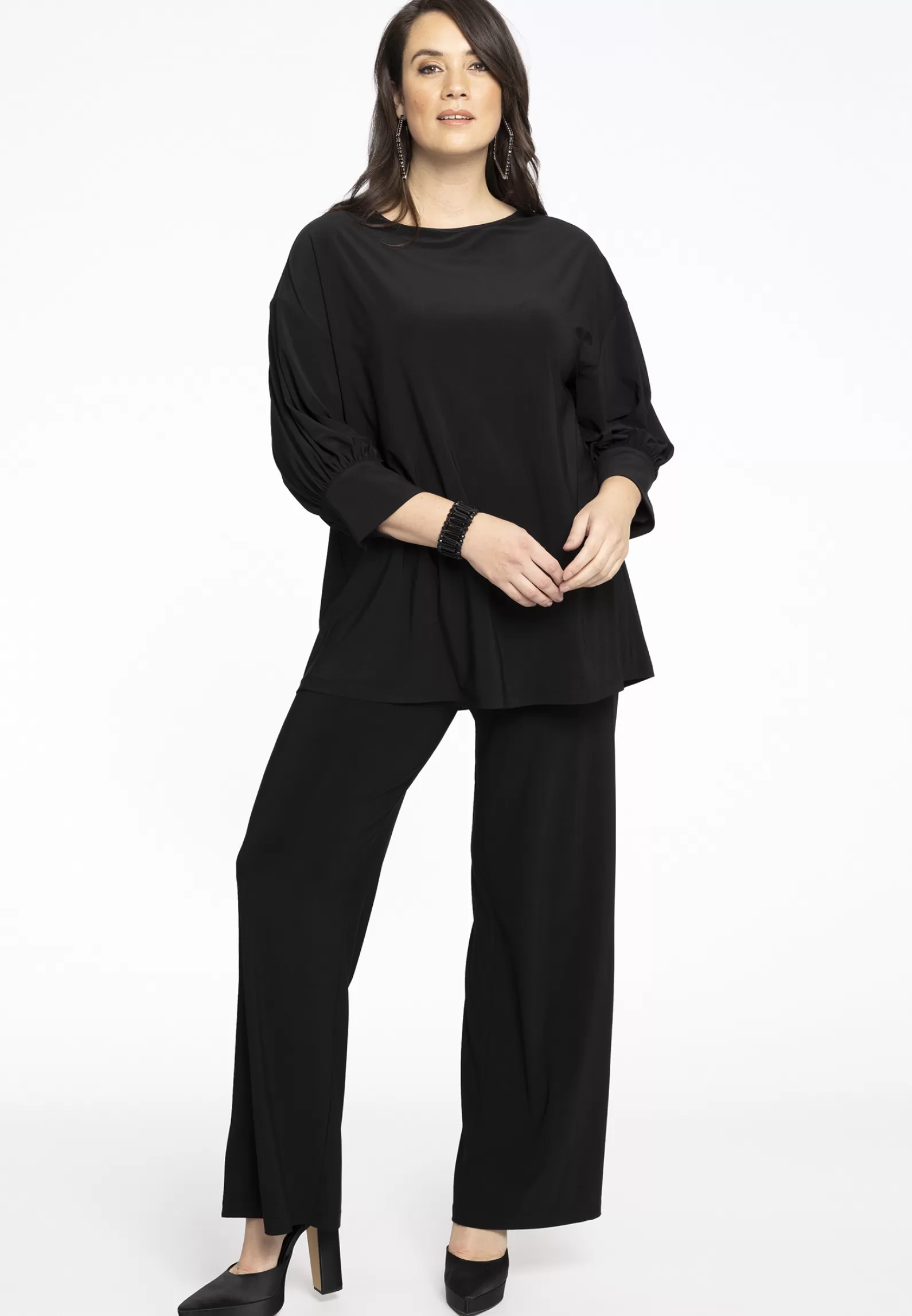 Cheap Tunic Square Puff Sleeve Dolce Women Tunics