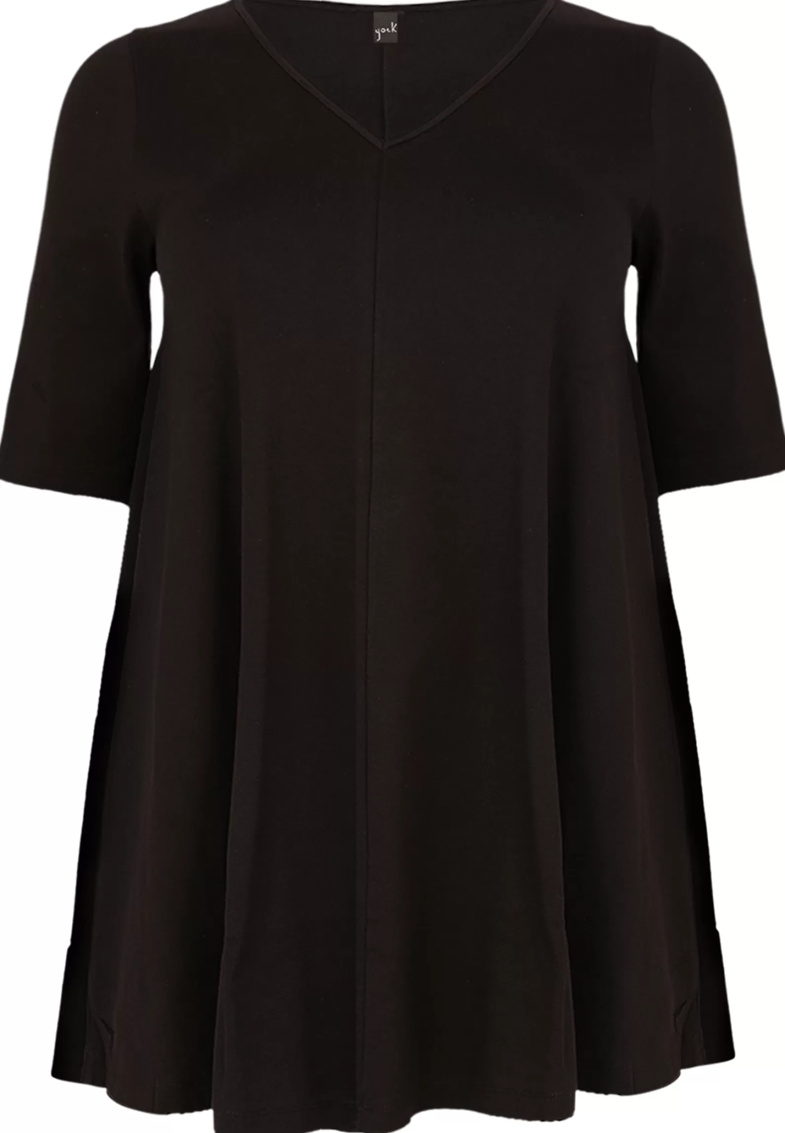 Shop Tunic Swing Short Sleeve Cotton Women Shirts