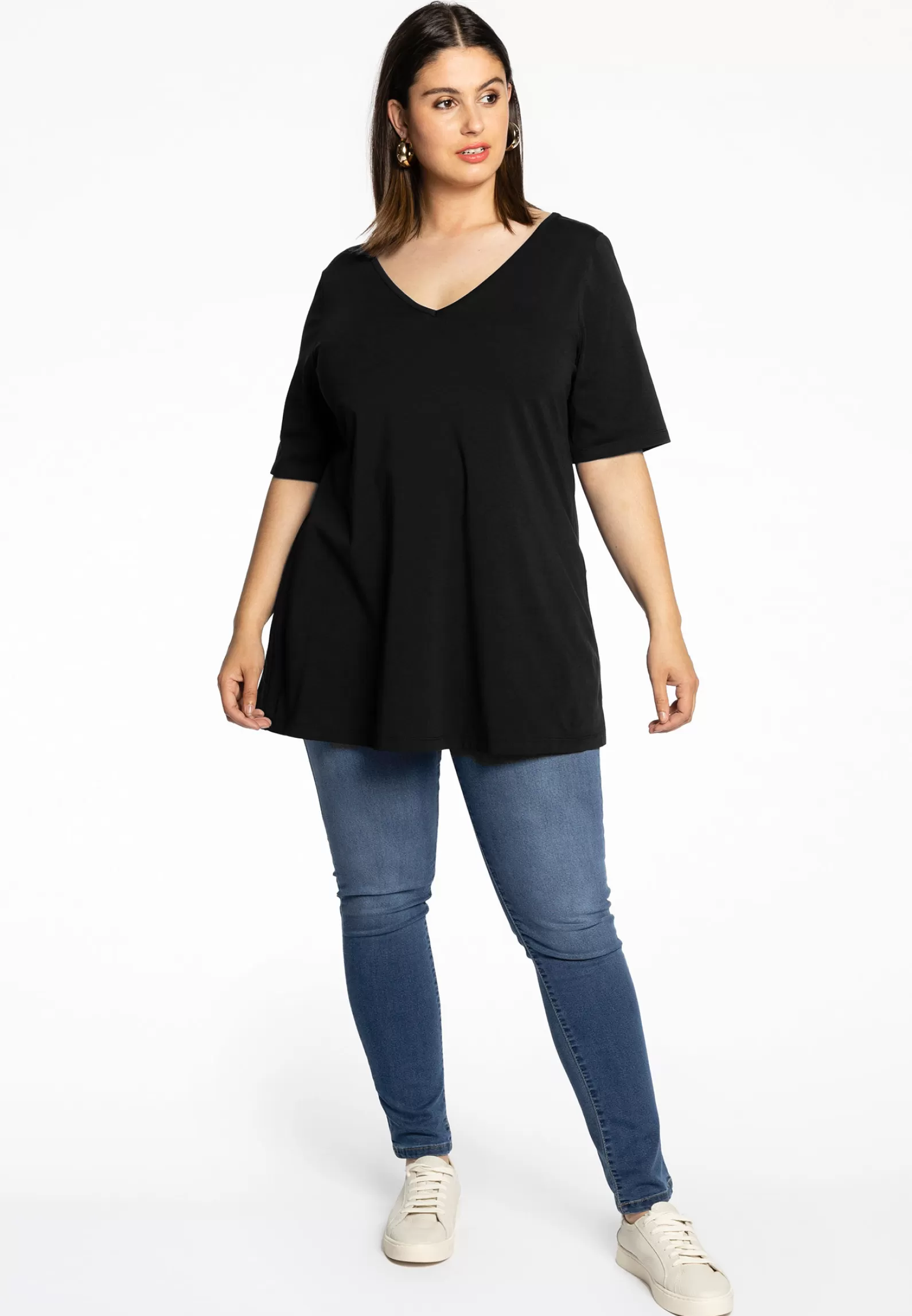 Hot Tunic V Flare Organic Cotton Women Tunics