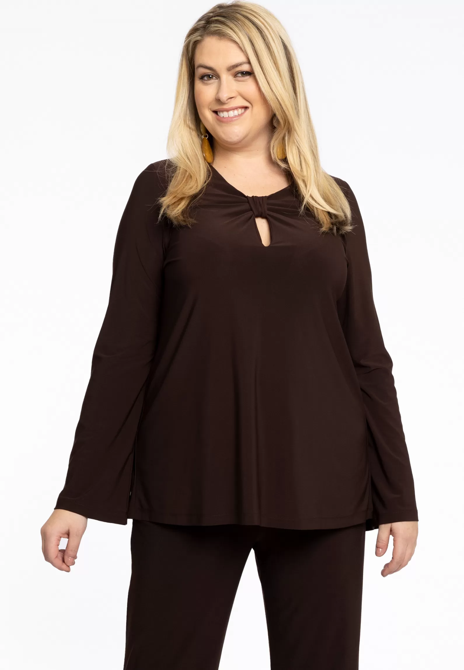 Clearance Tunic V-Neck Opening Dolce Women Tunics