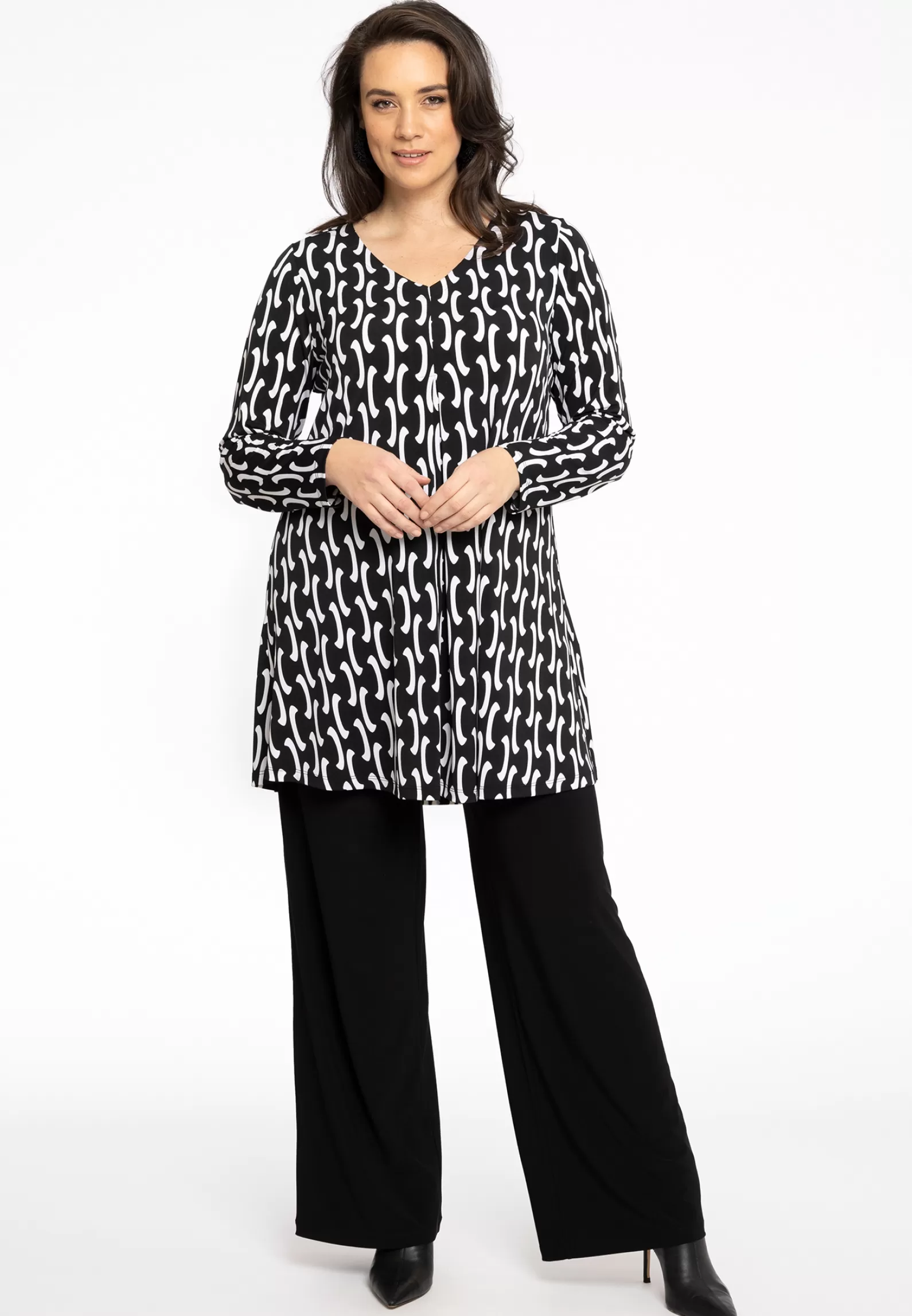 Store Tunic V-Neck Pleat Beta Women Tunics