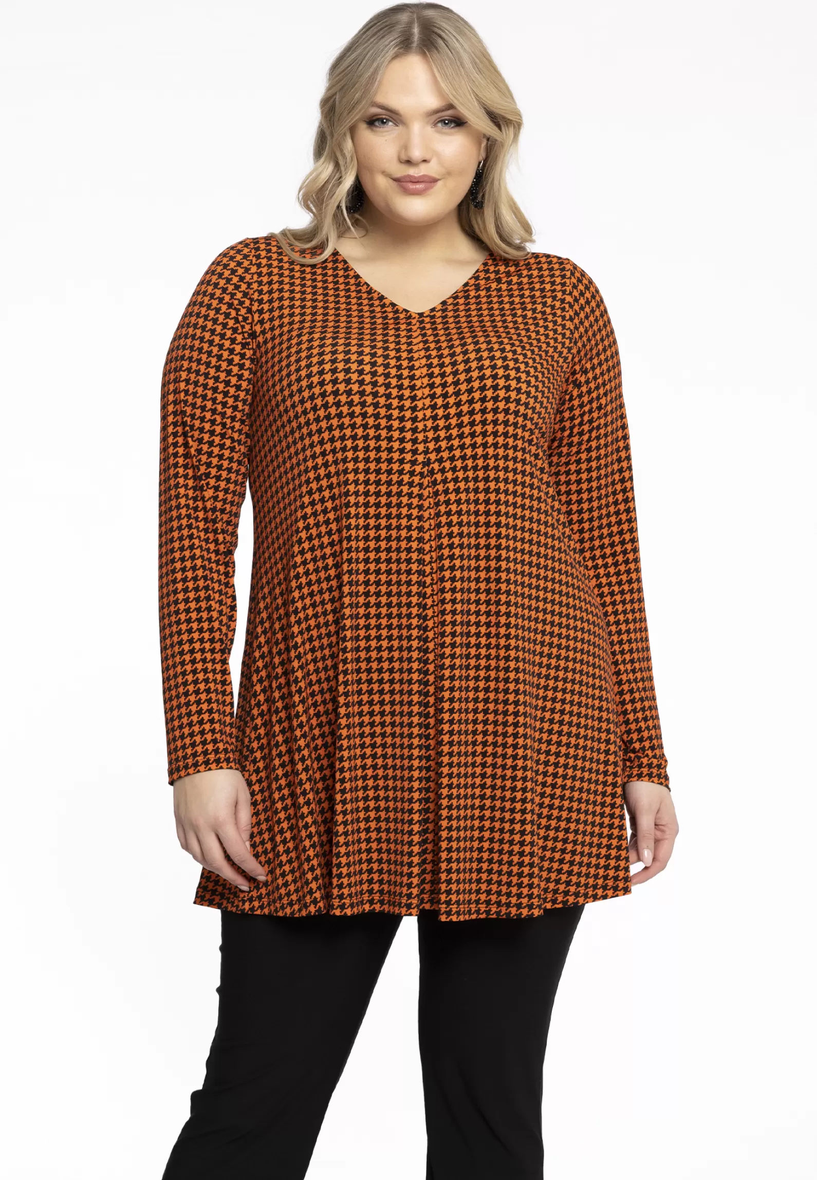 New Tunic V-Neck Pleat Karina Women Tunics