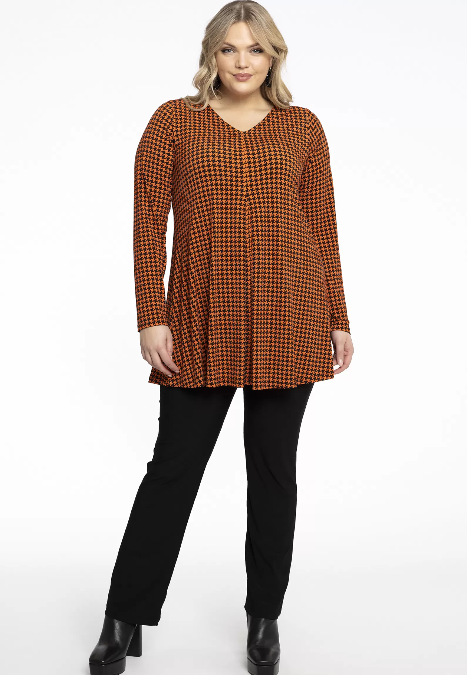 New Tunic V-Neck Pleat Karina Women Tunics