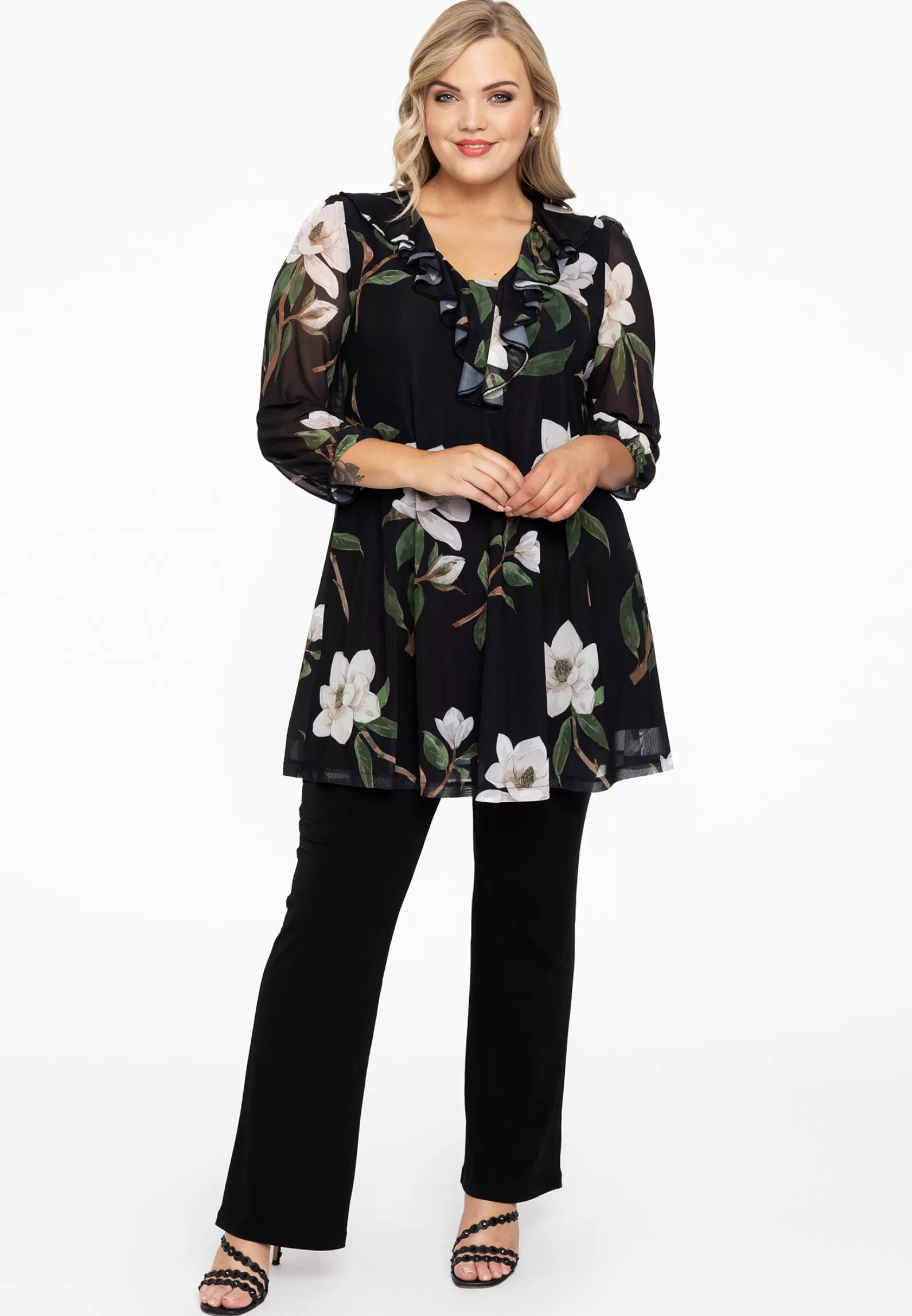 Clearance Tunic Wide Bottom Camellia Women Tunics