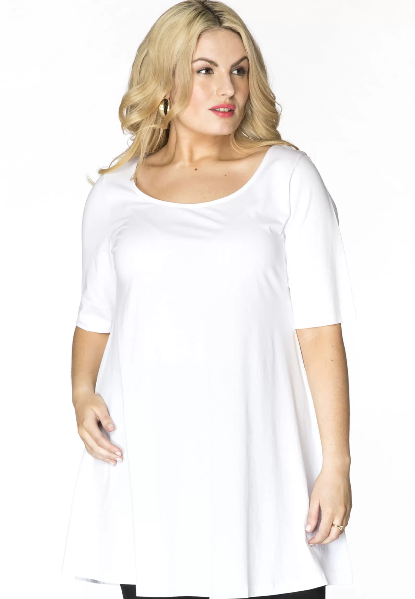 Online Tunic Wide Bottom Cotton Women Tunics