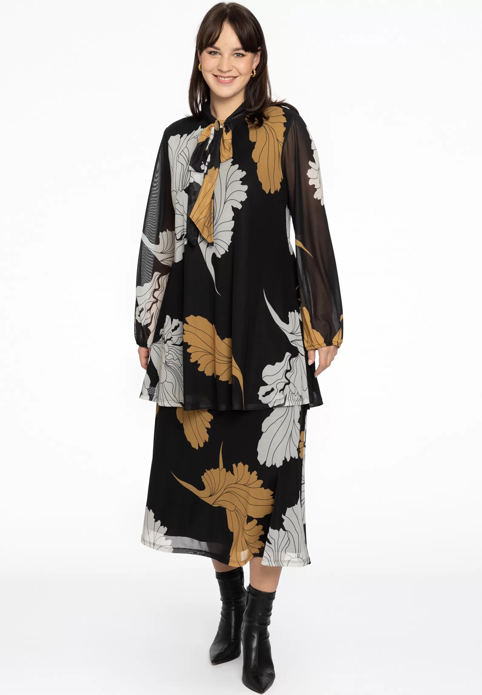 Best Sale Tunic Wide Bottom Flower Women Tunics