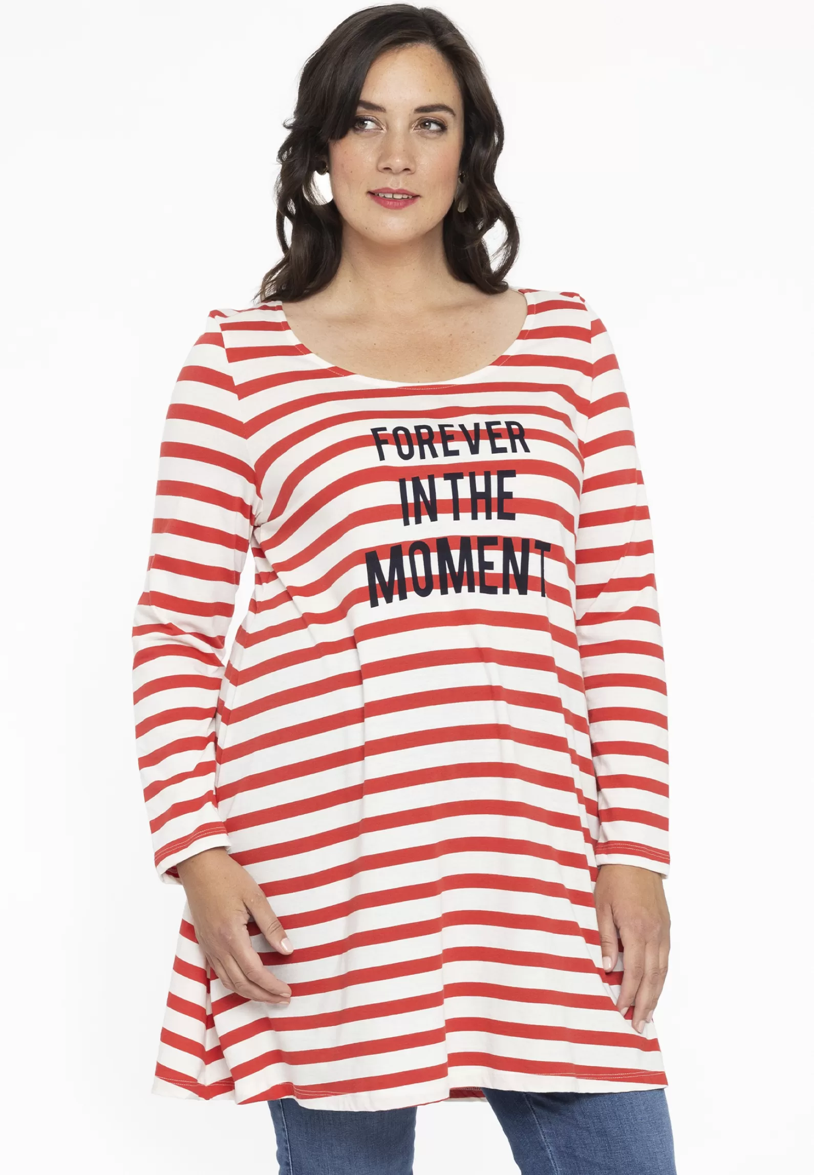 Discount Tunic Wide Bottom Forever Women Tunics