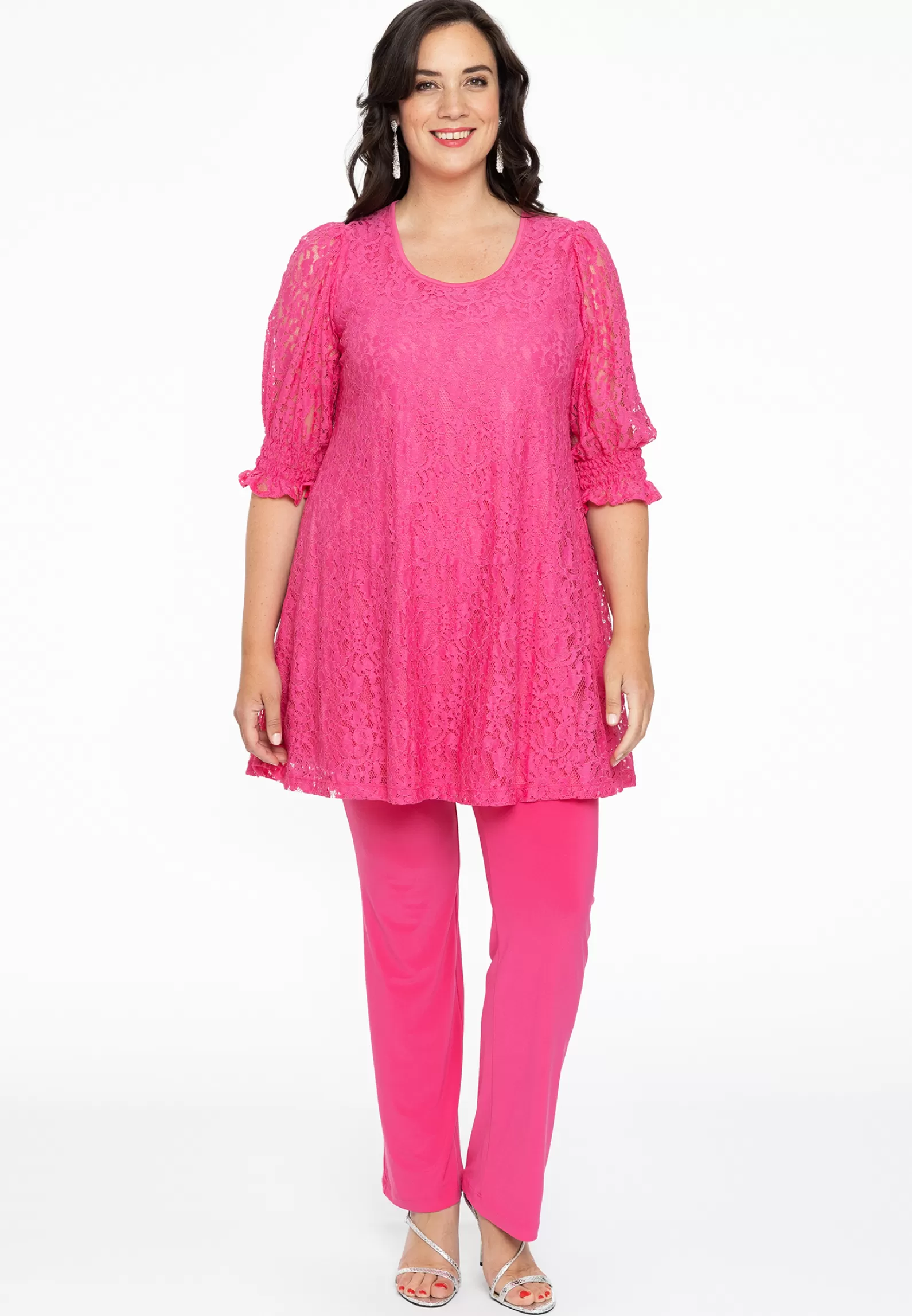 Flash Sale Tunic Wide Bottom Lace Women Tunics