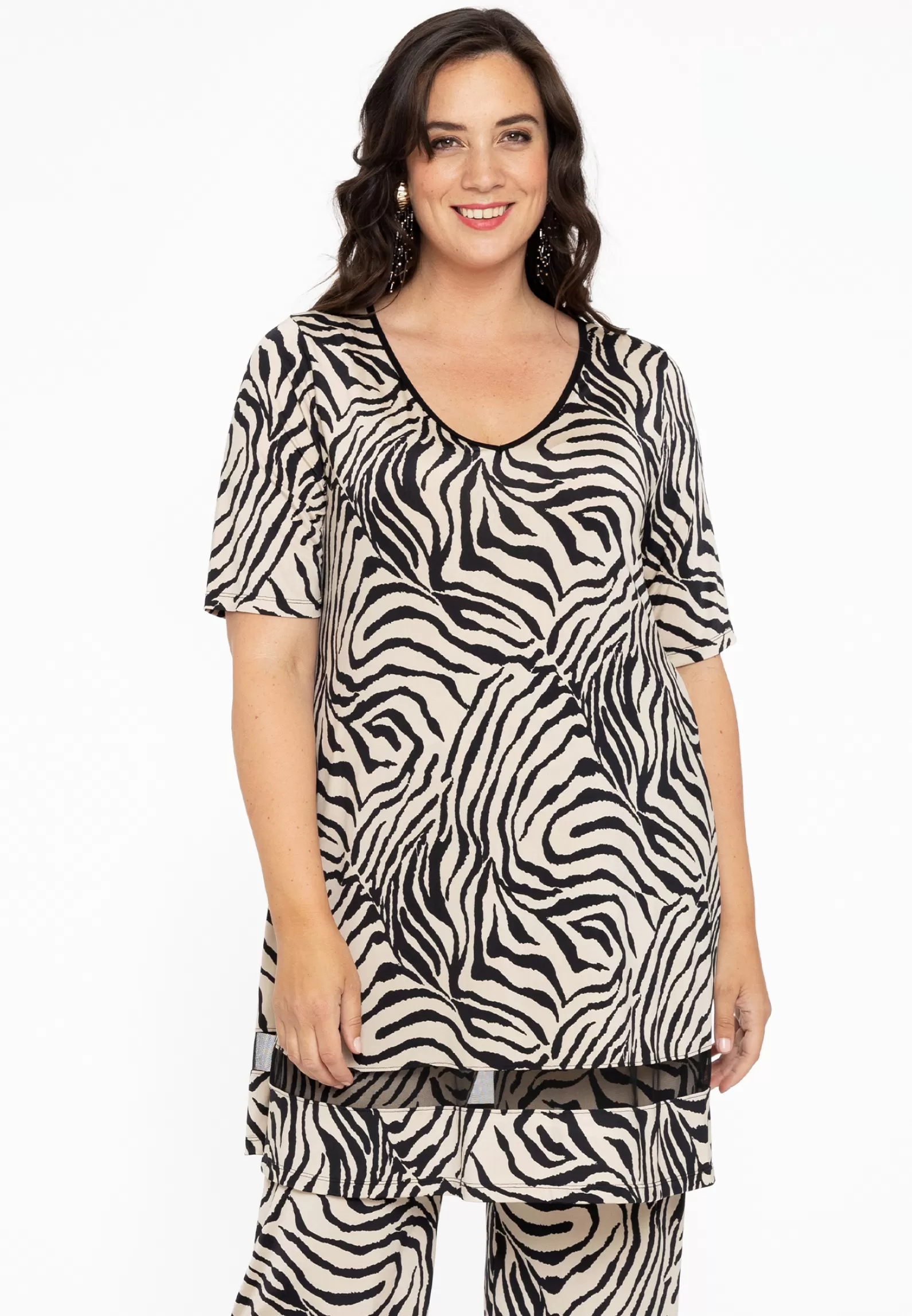 Outlet Tunic Wide Bottom Safari Women Tunics