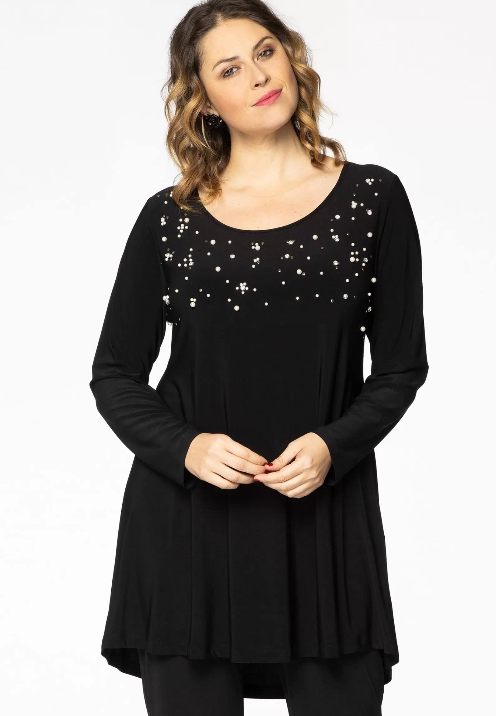 New Tunic Wide Bottom Strass Dolce Women Tunics