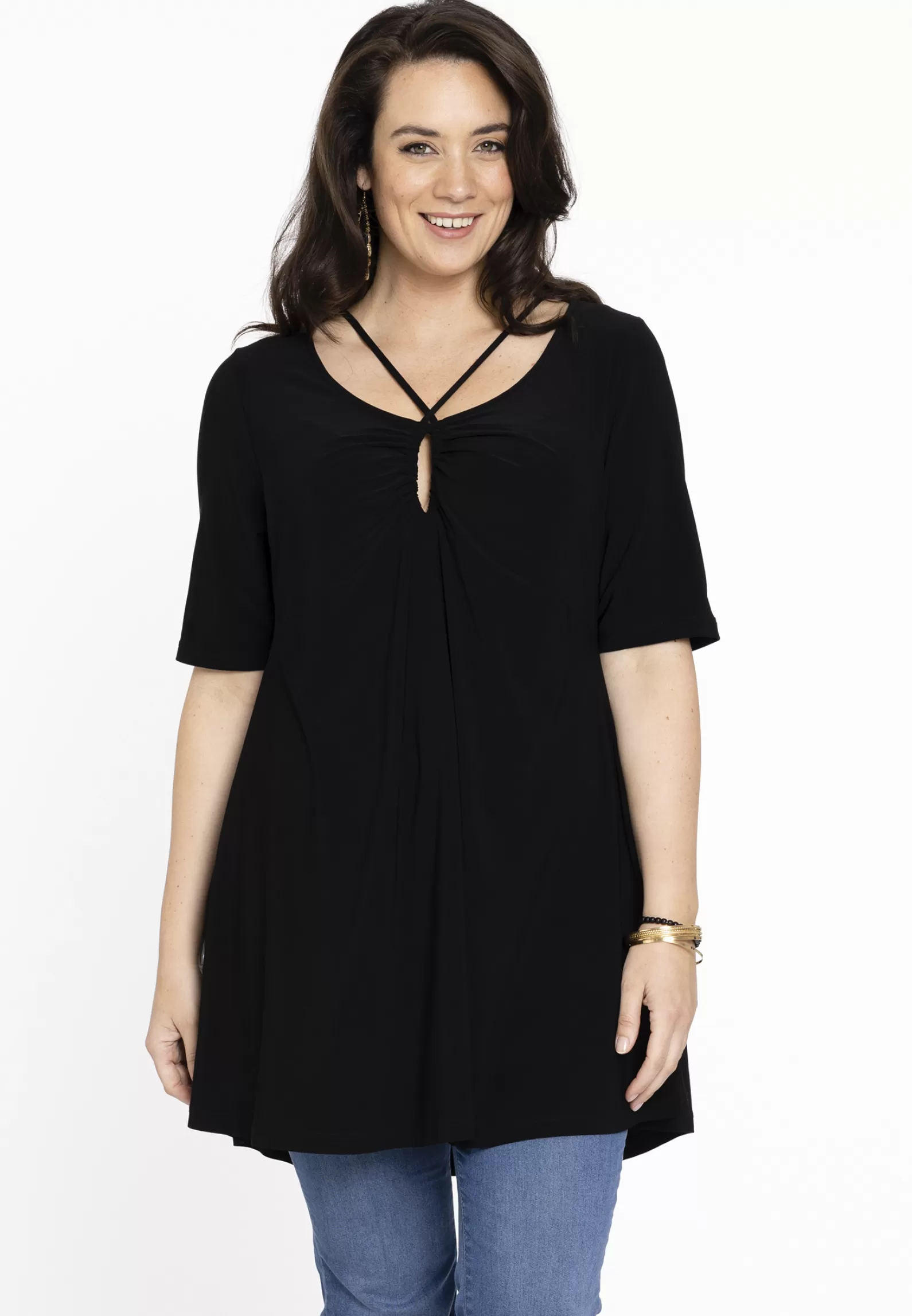 Best Sale Tunic Wide Bottom Strings Dolce Women Tunics