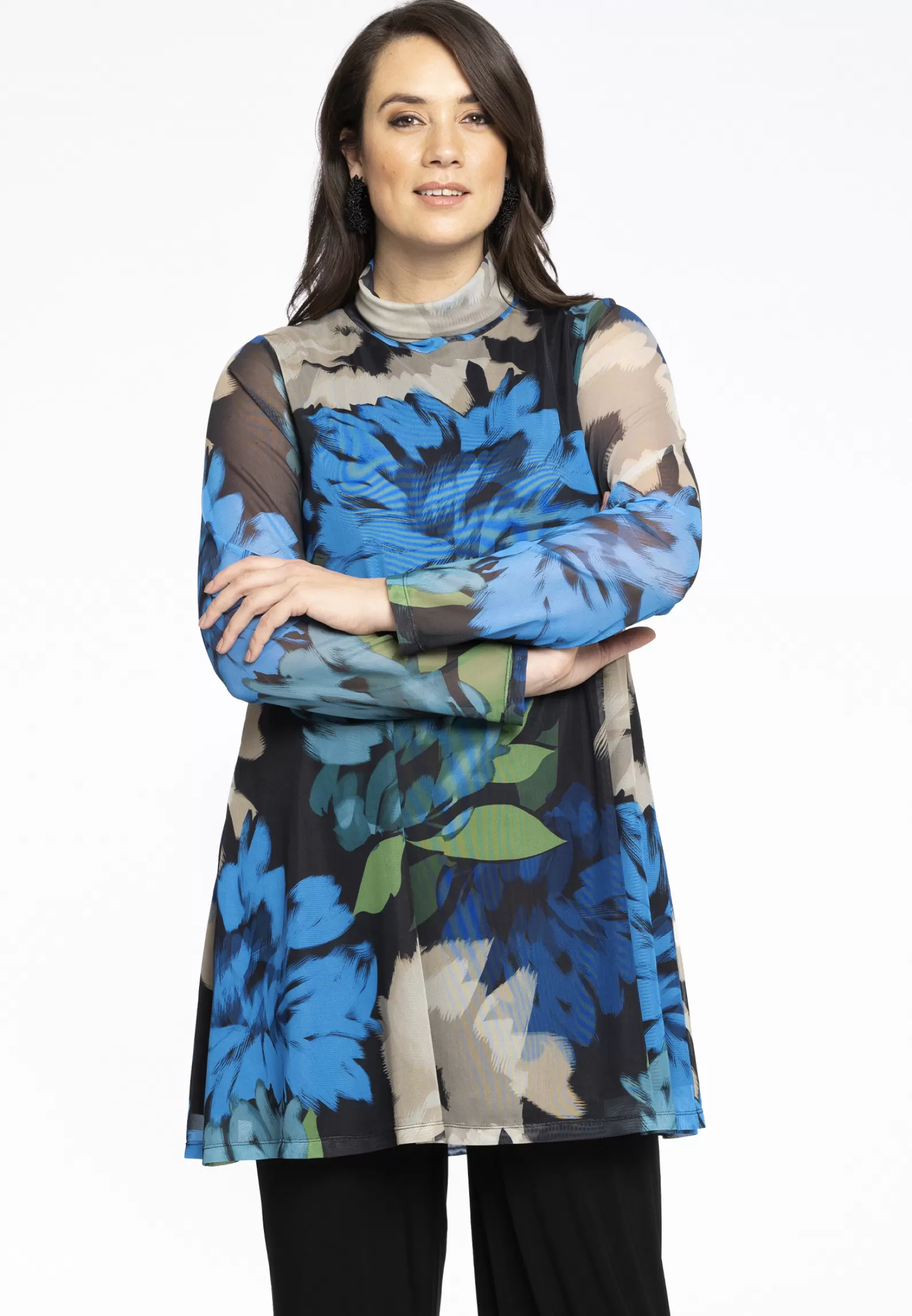 Best Sale Tunic Wide Bottom Turtle Neck Ardennes Women Tunics