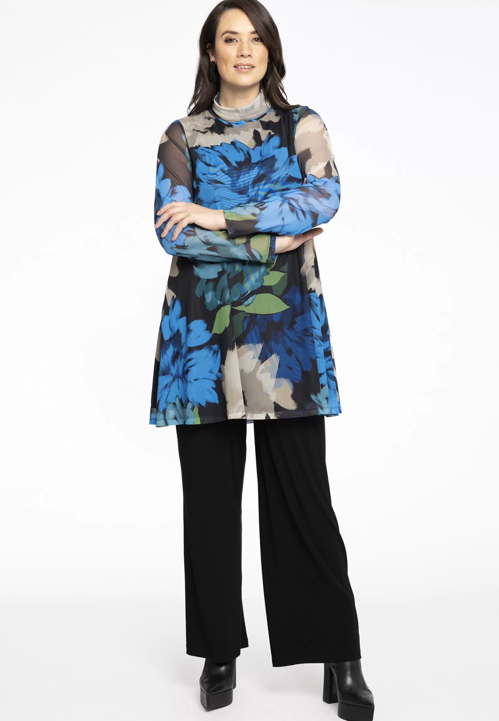 Best Sale Tunic Wide Bottom Turtle Neck Ardennes Women Tunics