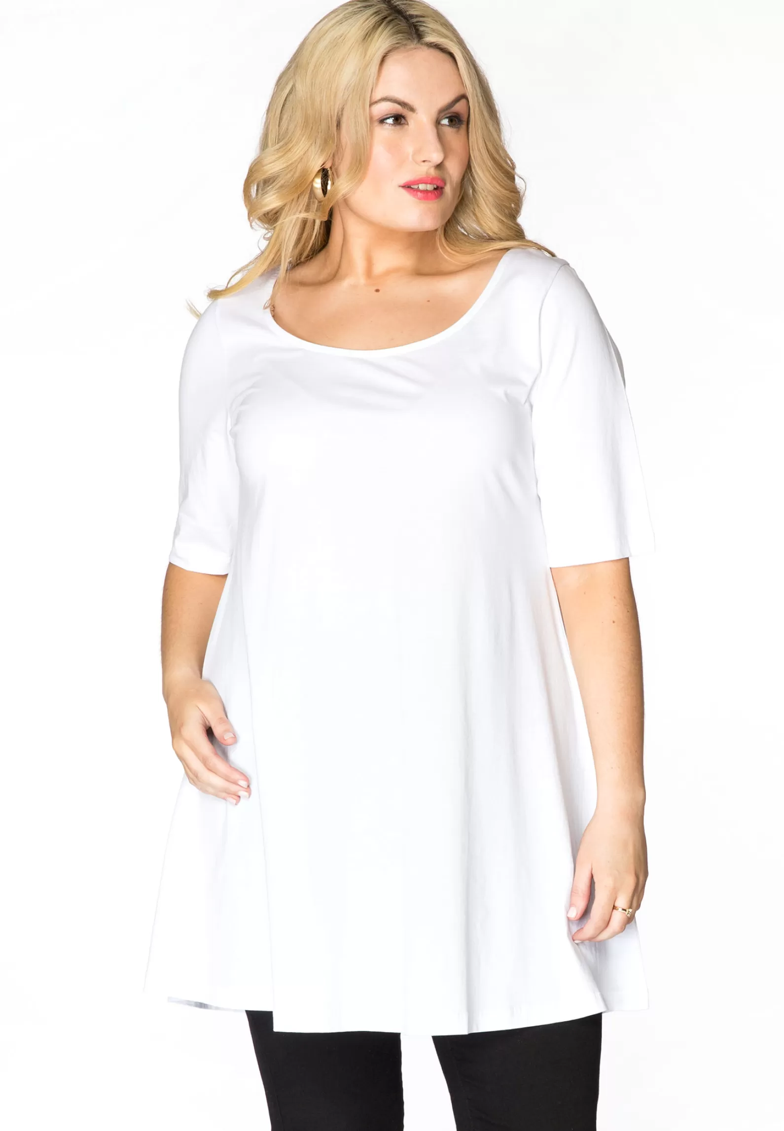 Hot Tunic Wide Bottom Viscose Women Tunics