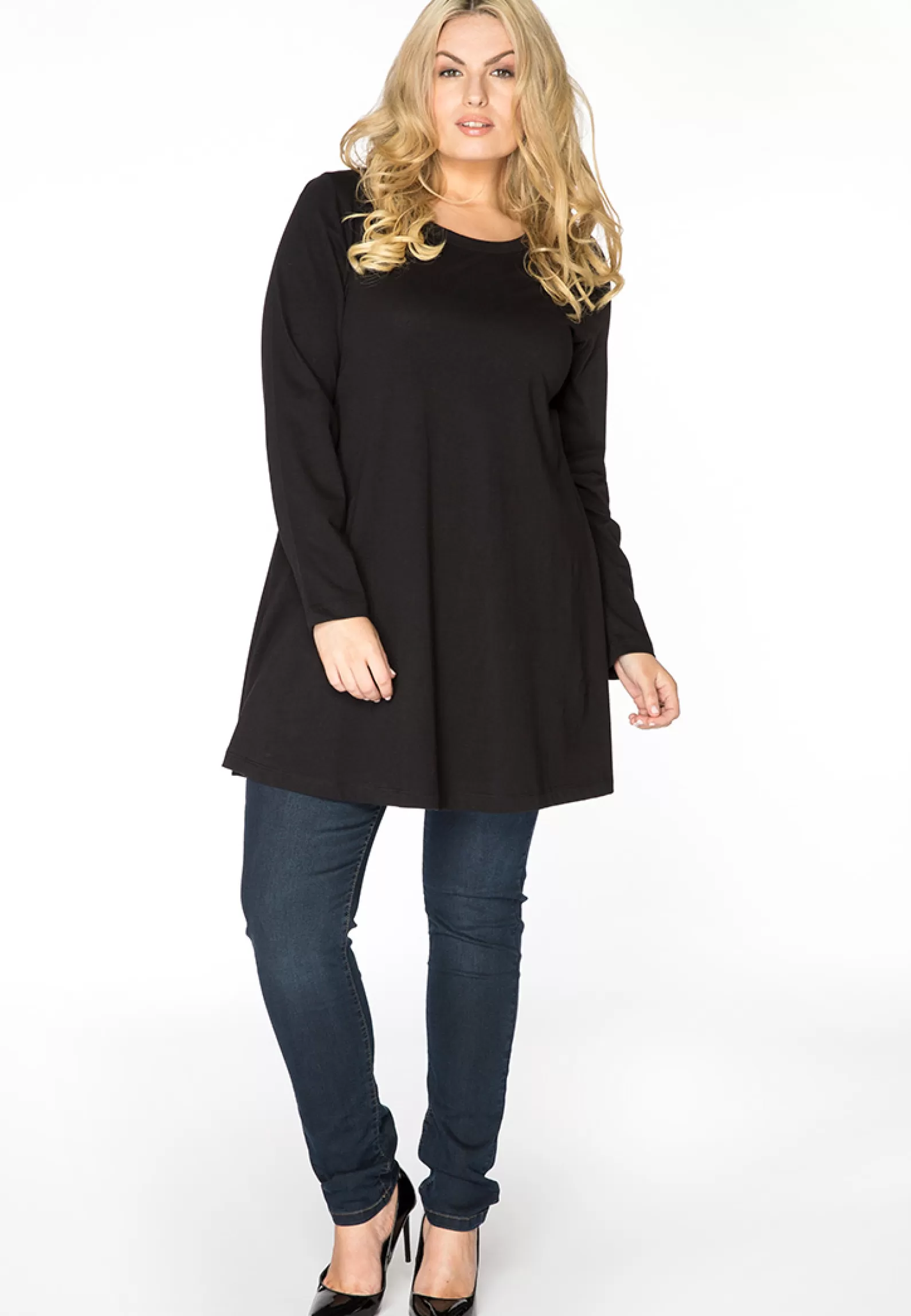Online Tunic Wide Bottom Viscose Women Basics