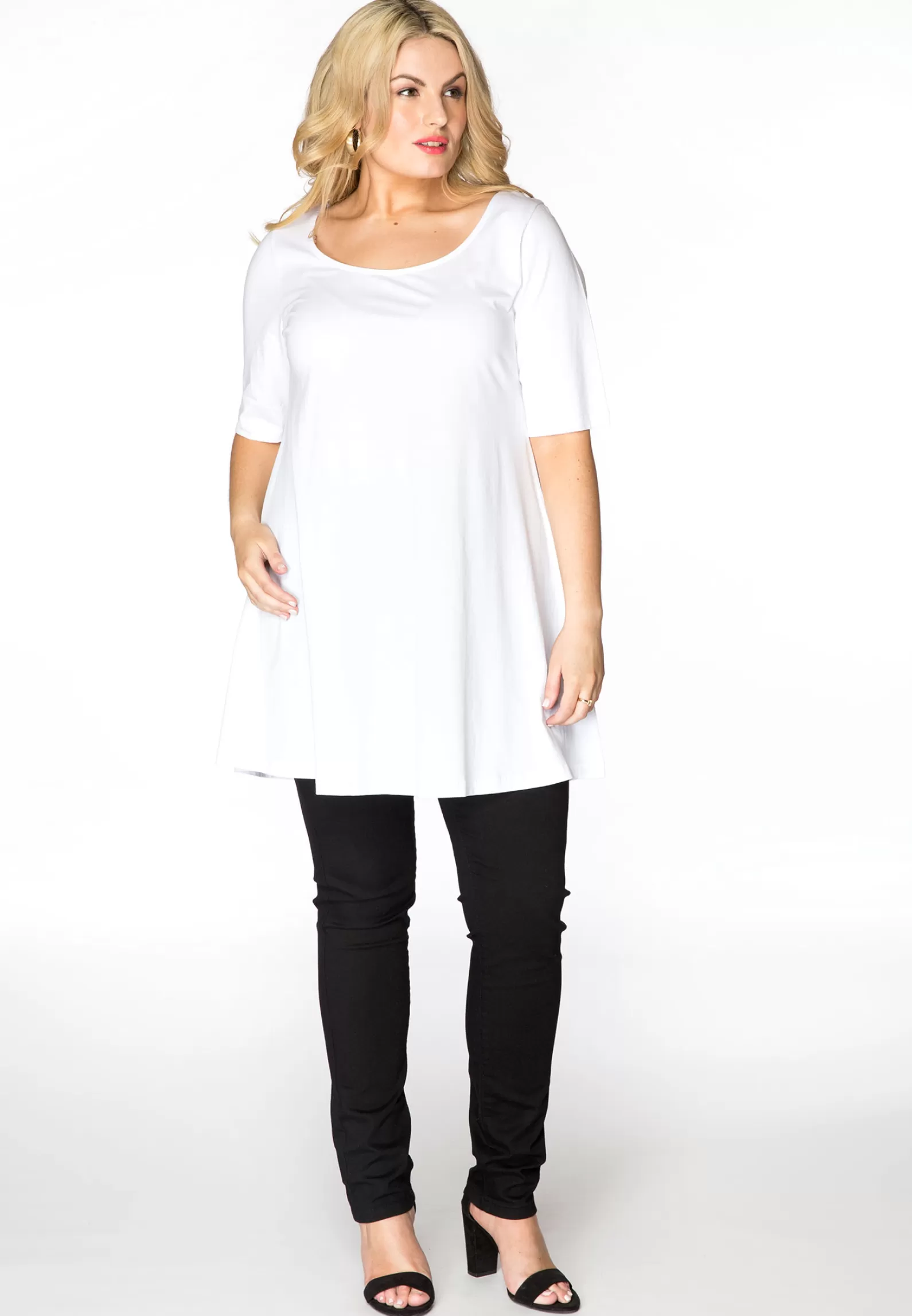 Hot Tunic Wide Bottom Viscose Women Tunics