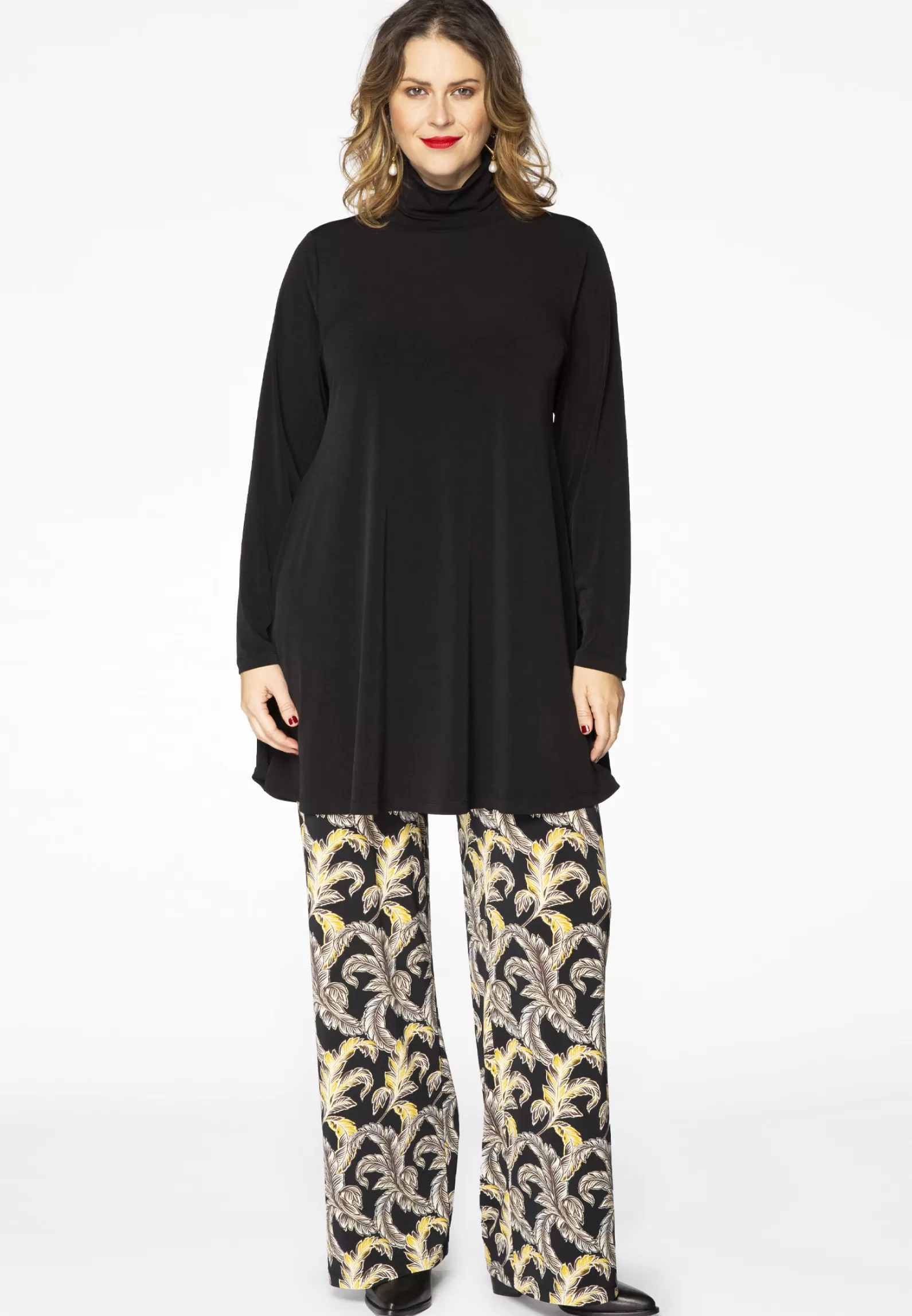 Sale Tunic With Col Wide Bottom Women Basics