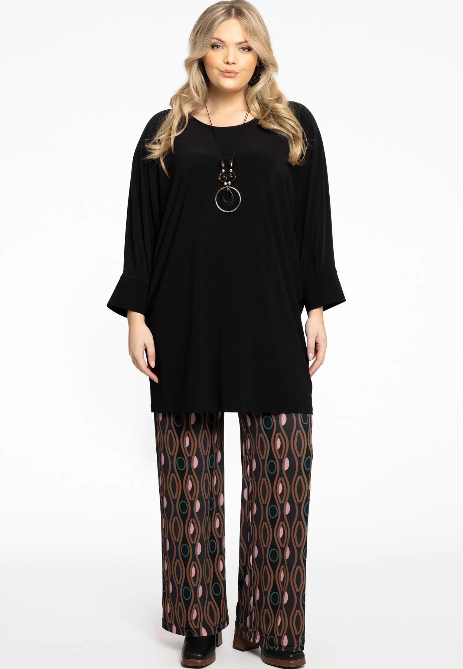 Outlet Wide Leg Trousers Liva Women Trousers